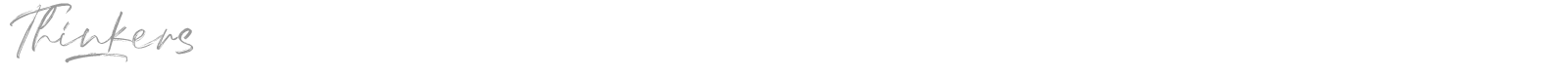 Thinkers font preview